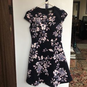 Vince Camuto Floral Print Dress